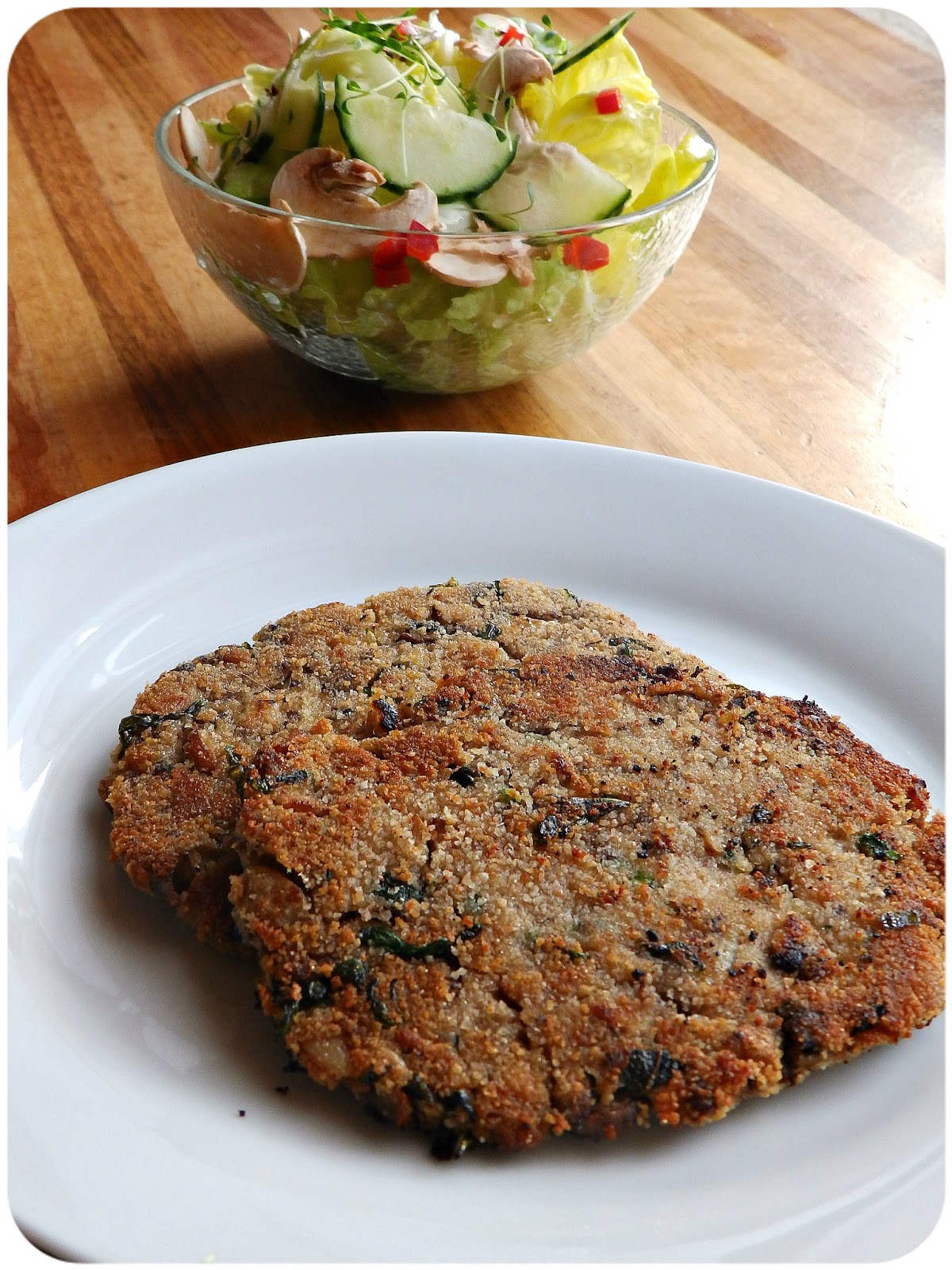 ...Soul Vood kocht & bloggt...: Champignonschnitzel mal anders... ...Soul Vood kocht & bloggt...: Champignonschnitzel mal anders...