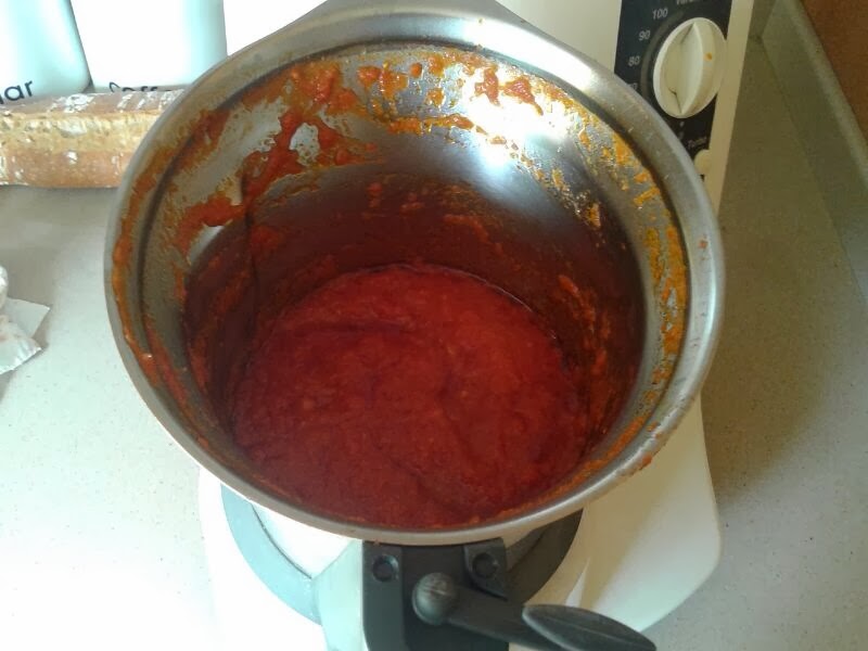 Receta Sofrito de tomate para macarrones (Thermomix)