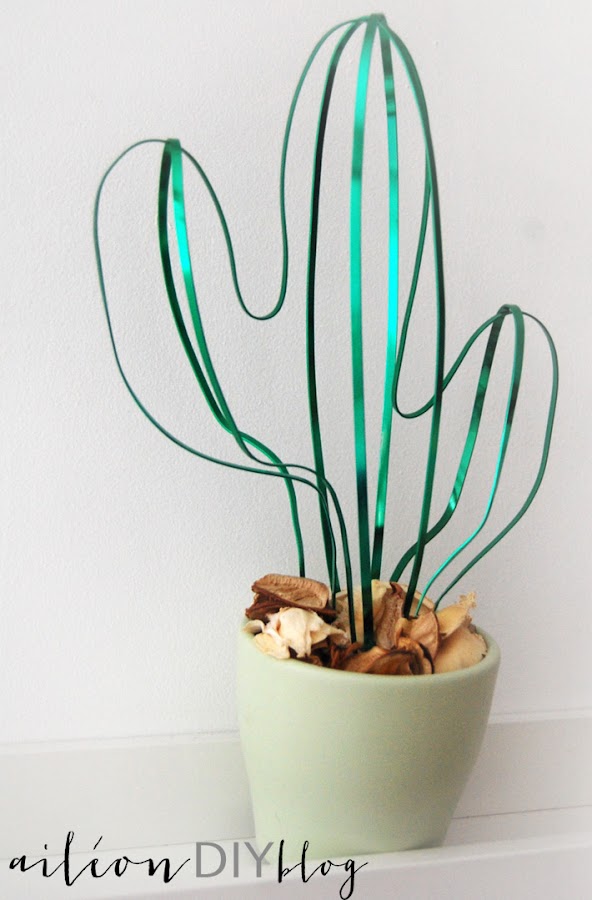 cactus diy casero aluminio