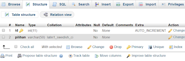 mengambil nilai form select option dari database mysql ...