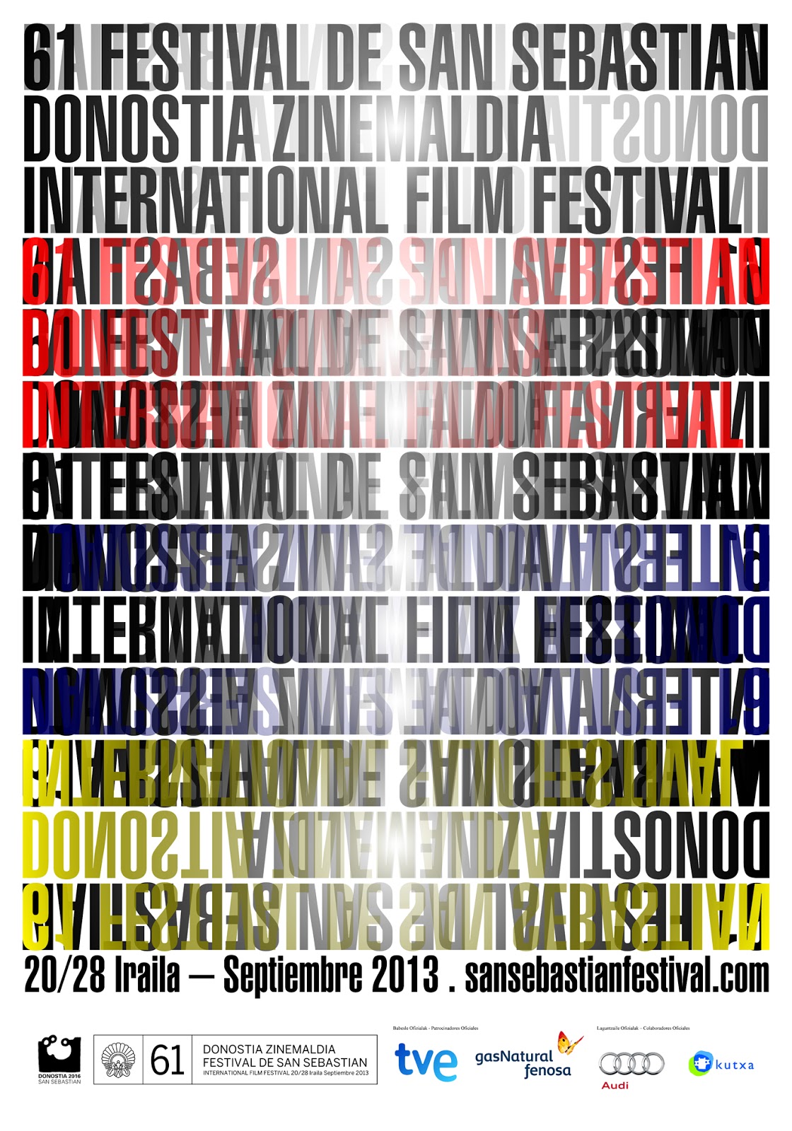 Y Lucas riendo Carteles "61 Festival de Cine de San Sebastián