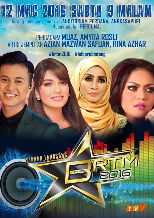 senarai lagu peserta br1m konsert bintang rtm 2016 minggu 7, konsert bintang rtm 2016 minggu ketujuh, konsert brtm2016 minggu 7, gambar bintang rtm 2016 episod 7