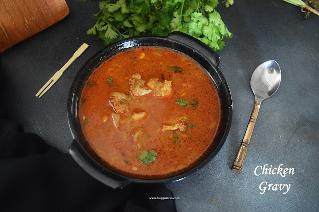 Chicken Gravy Without Coconut Recipe | Simple Chicken Curry 