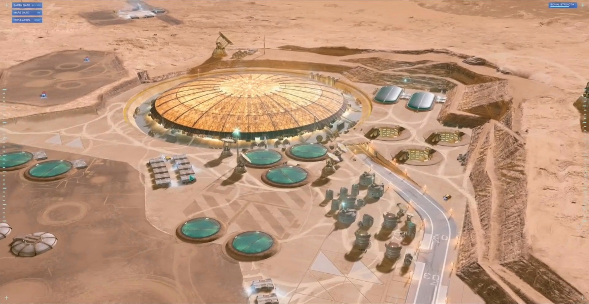 HD images of NASA's base on Mars, 2117, a vision by Blackbird