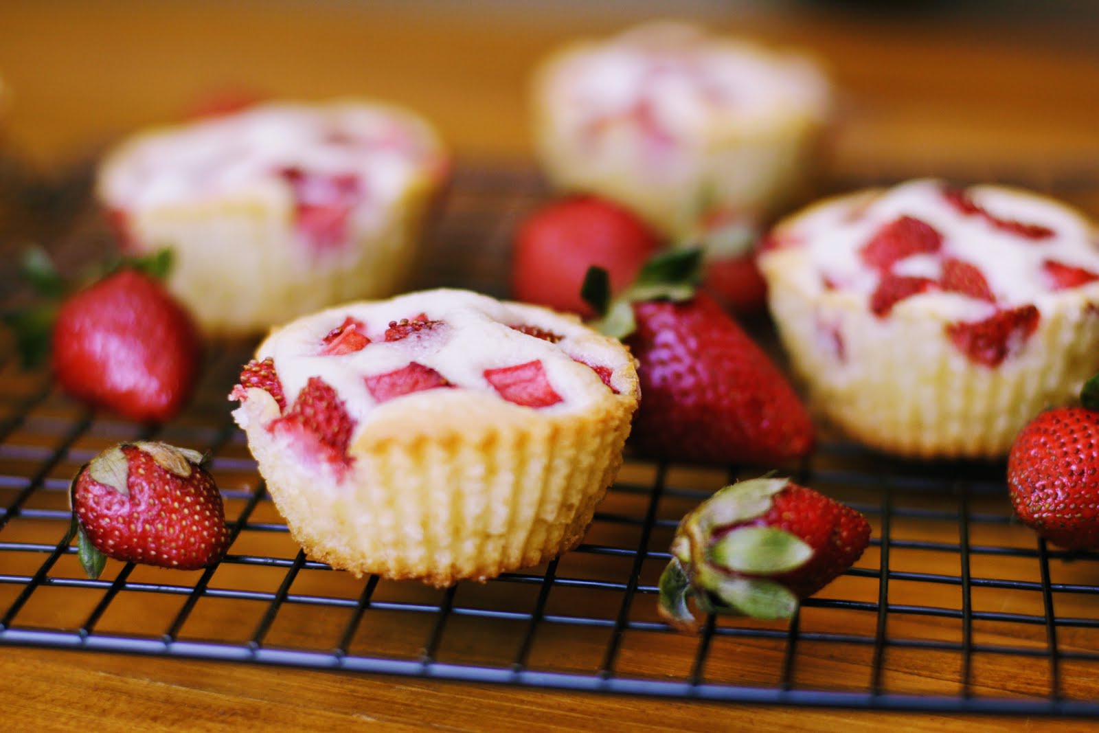 Toi en la Cocina Receta Muffins de Frutillas