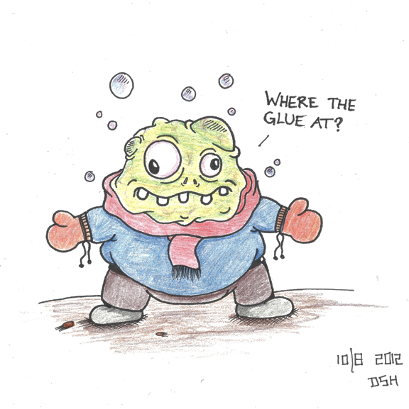 Video Popcorns Glue Guy Greg