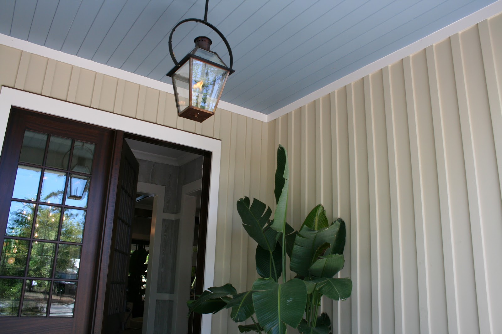 The Lowcountry Lady Painting The Porch Ceiling Blue