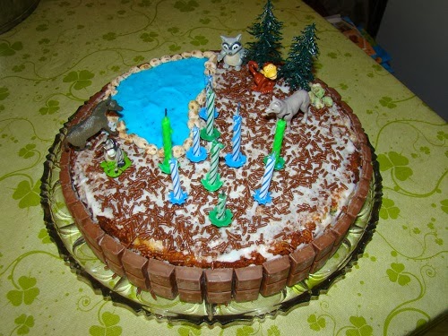 Tort "Parc cu animale"