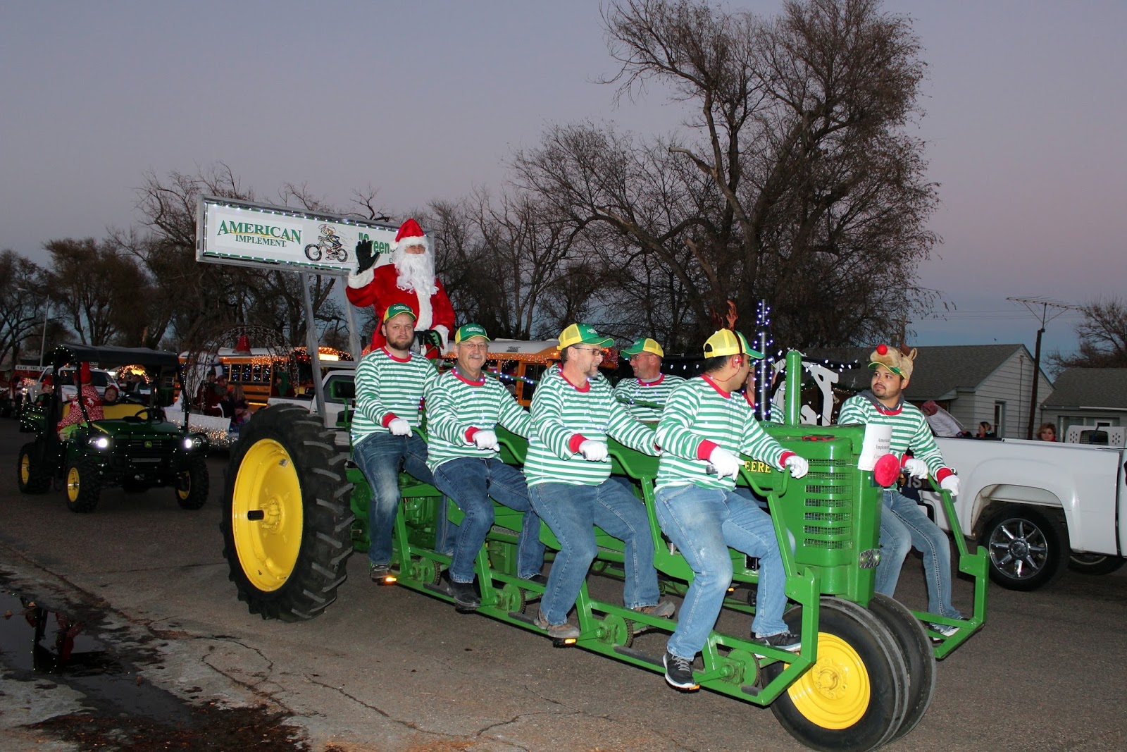 3 Cowboys and a mommy Christmas Light Parade '15