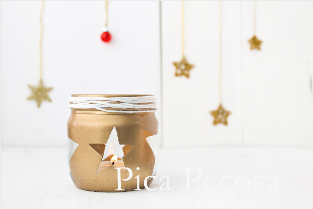 como-hacer-portavelas-diy-bote-cristal-reciclado-pintura-spray-navidad