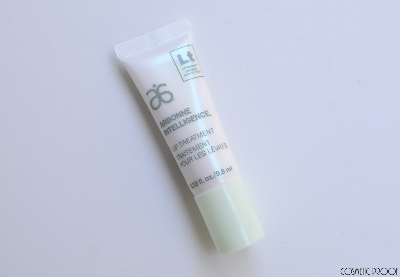 LIPS Arbonne Intelligence Lip Treatment Review Cosmetic Proof