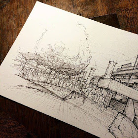 15-Southbank-Luke-Adam-Hawker-Creating-Architectural-Drawings-on-Location-www-designstack-co