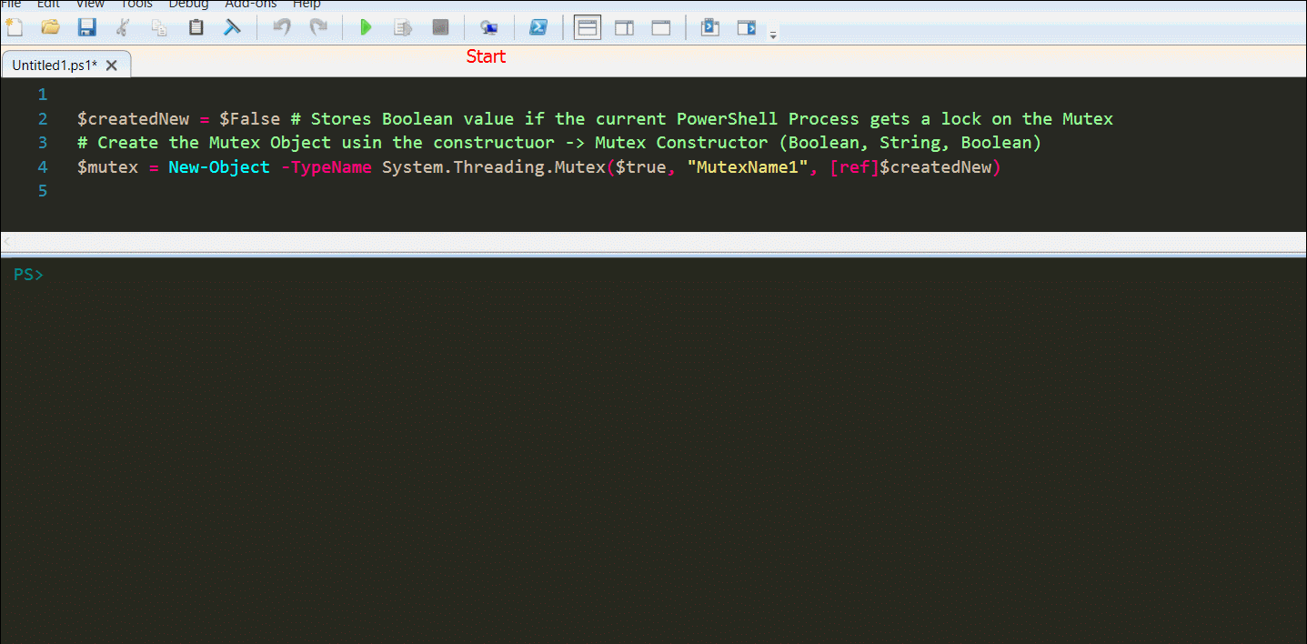 PowerShell : Getting started with MutEx