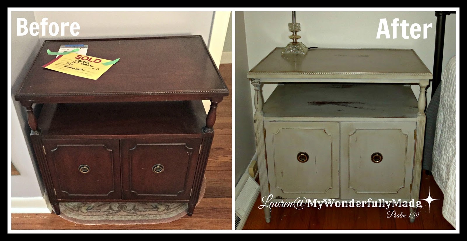 "Wonderfully Made" Make Over with SPRAY Chalk Paint