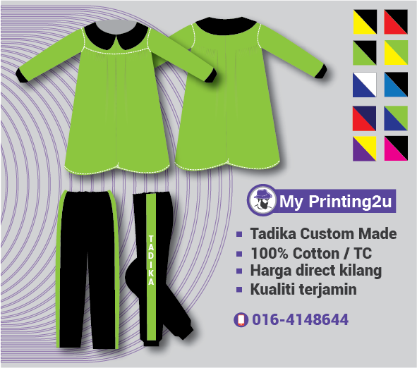 Baju uniform tadika