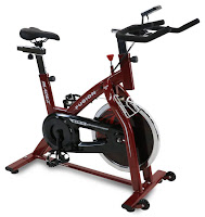 Bladez Fitness Fusion GS II Indoor Cycle Spin Bike, with 40 lb flywheel, chain drive, adjustable top-down resistance with emergency brake, 4-way adjustable seat and dipped racing style handlebars, LCD monitor