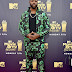 Black Panther Star Rocks Super Eagles Tracksuit To MTV Movie & TV Awards