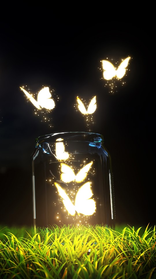 Fantasy Butterfly Jar  Android Best Wallpaper
