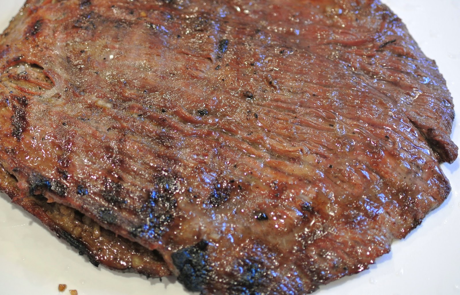 Cooking in Kirkland Flank Steak