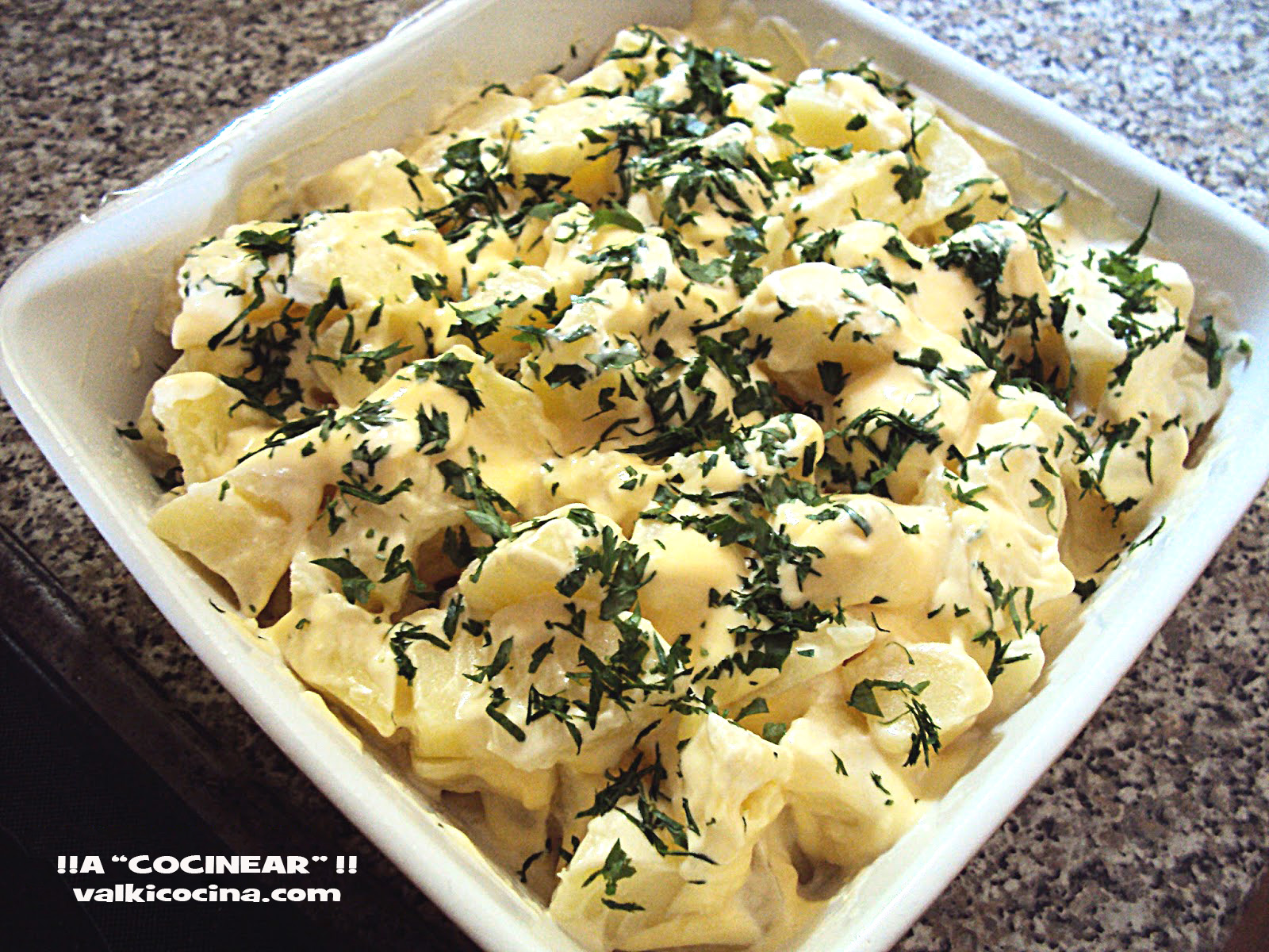 PATATAS AL ALIOLI ¡¡A COCINEAR!! Recetas