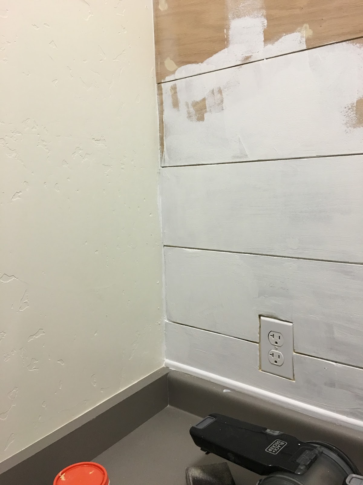 DIY Shiplap - Designed Simple