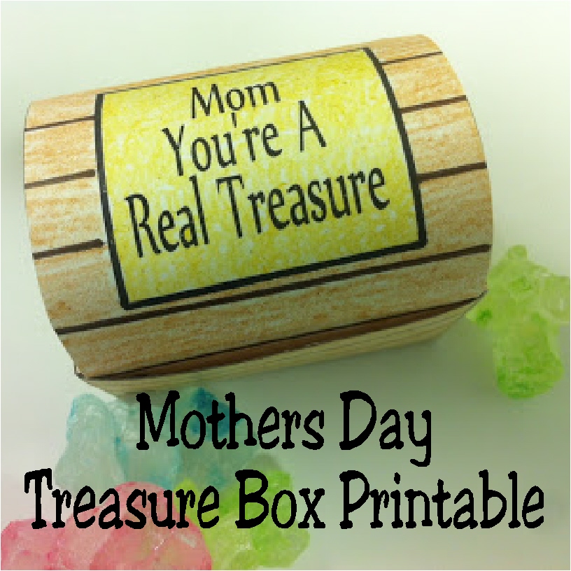 DIY Party Mom Mother's Day Treasure Box Printable