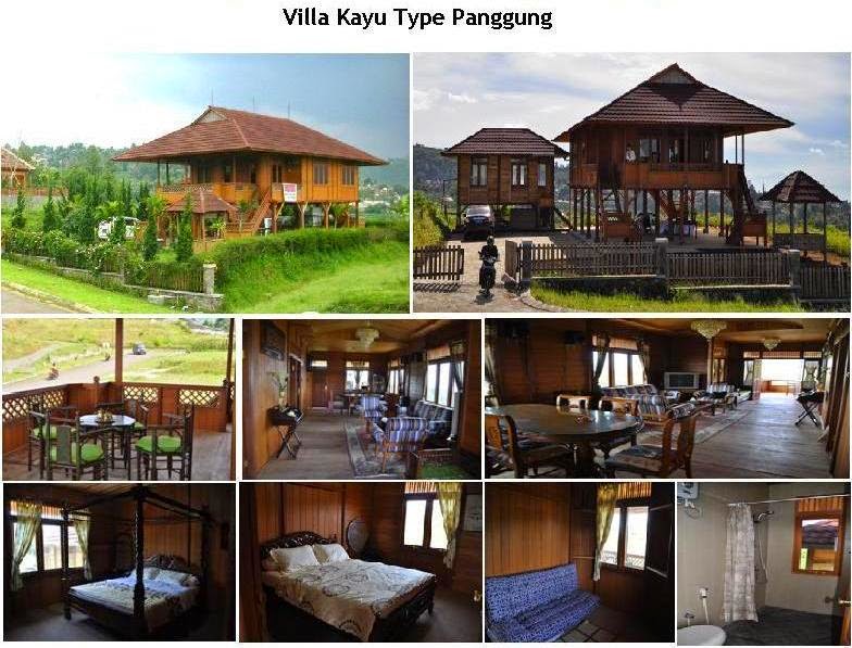 Villa Kayu di Kampung Gajah, Bandung
