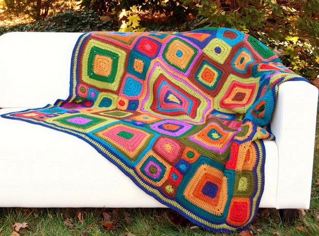 Crochet Blanket, Babette-Blanket
