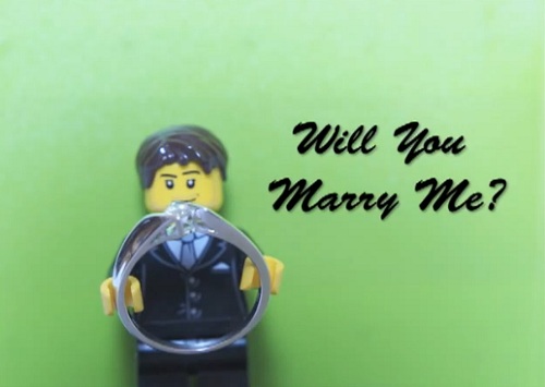 樂高LEGO 求婚好方法 嫁給我吧！