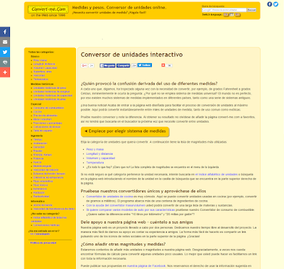 Convet-me: Conversor de unidades interactivo