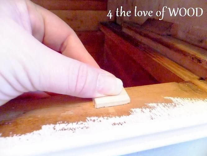 4 the love of wood FIXING DRAWER STOPS antique dresser drawers