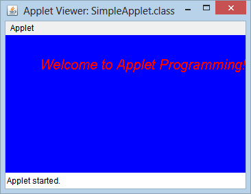 JAVA PROGRAM TO DEMONSTRATE SIMPLE JAVA APPLET | INNOVATIVE TUTORIALS
