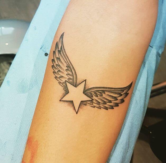 50+ Best Star Tattoos For Men (2019) Nautical, Shooting Designs Tattoo Ideas 2020