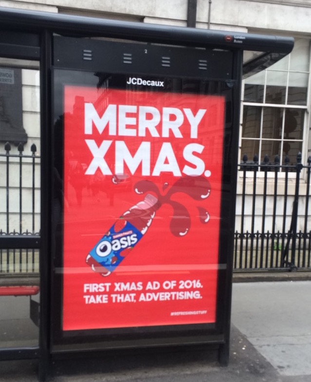 Christmas ad 2016 by Oasis