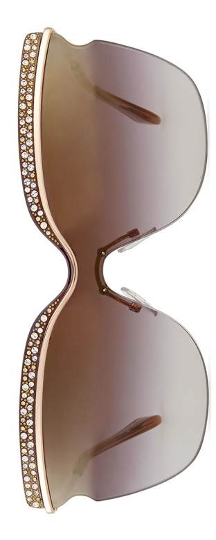 Jimmy Choo  Jezebel Exaggerated-Brow Sunglasses