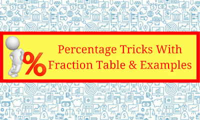 Fraction Table Chart