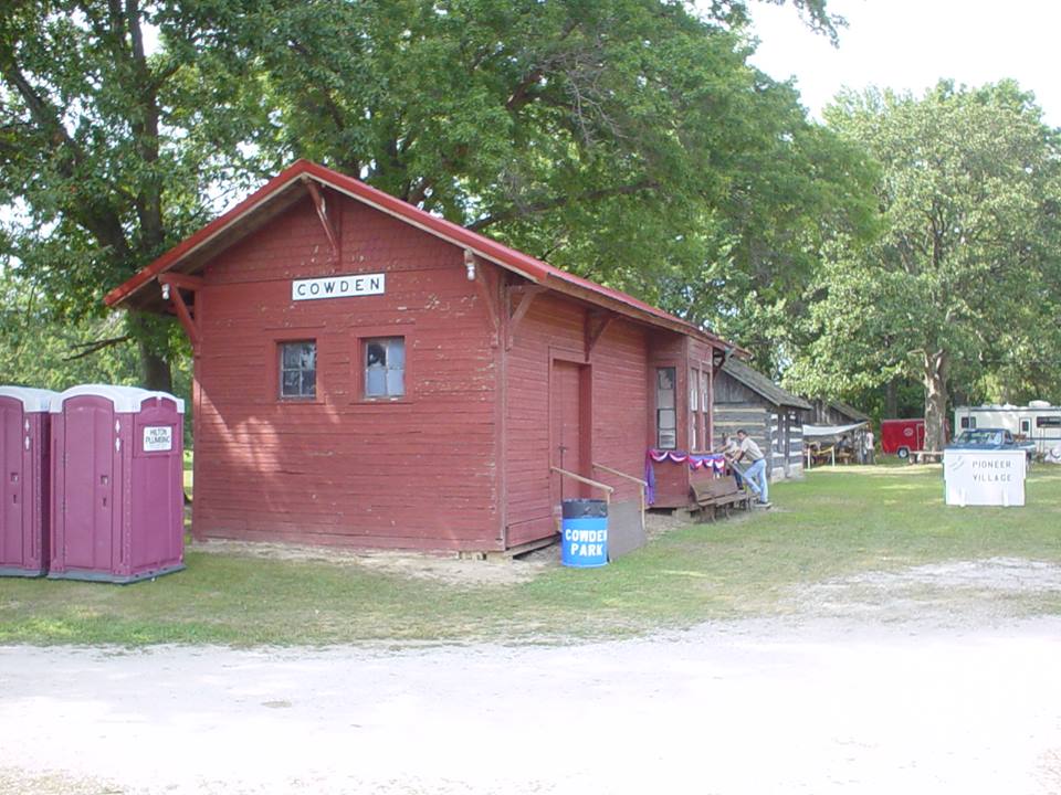 Towns and Nature Cowden, IL NKP (Clover Leaf) and B&O Depots