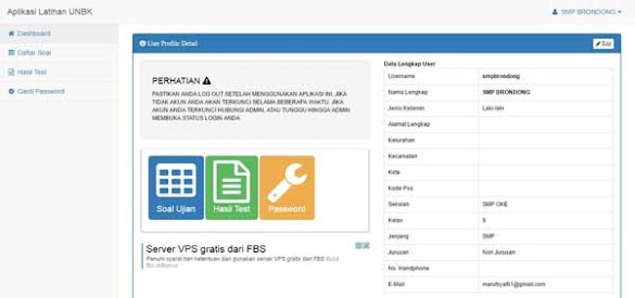 Contoh Soal Simulasi Unbk