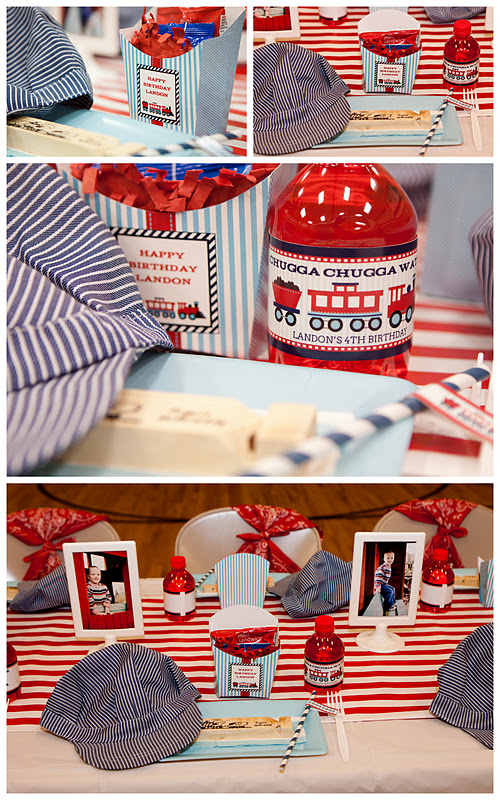 Kara s Party Ideas Train 4th Birthday Party  - 58