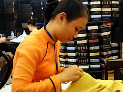 Custom made clothing in Hoian