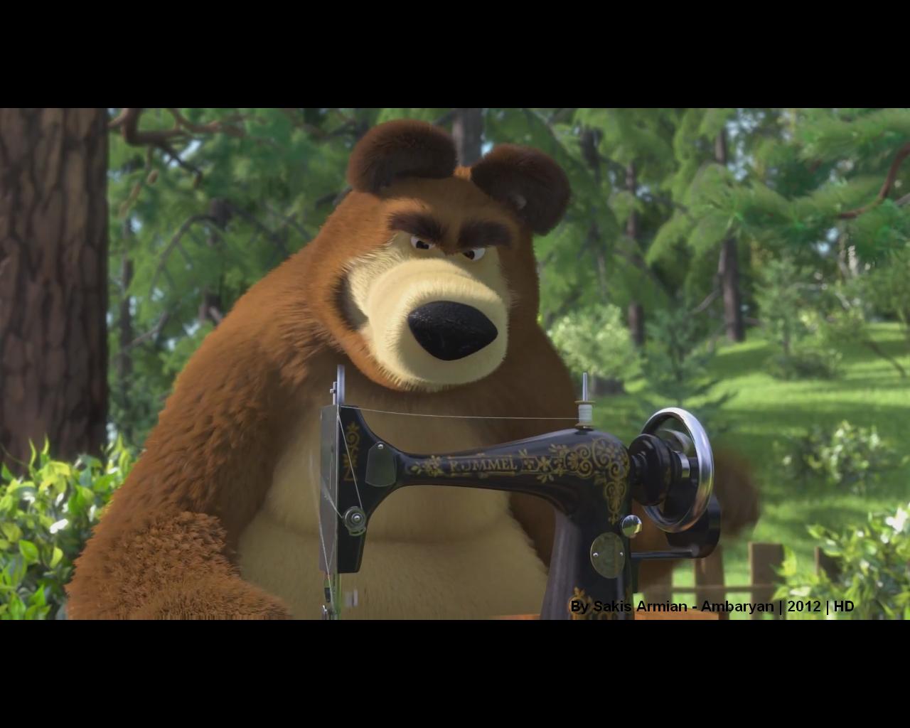 маша и медведь большая. маша и медведь маша большая стирка.