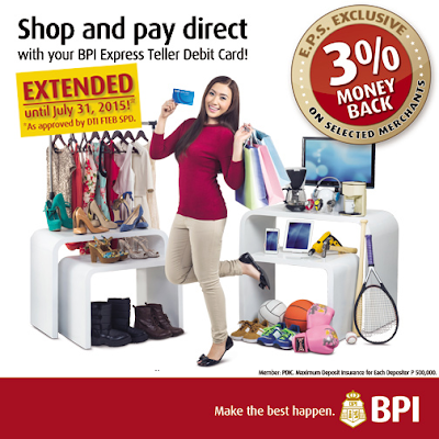 BPI Express Teller Debit/ATM Card Promo