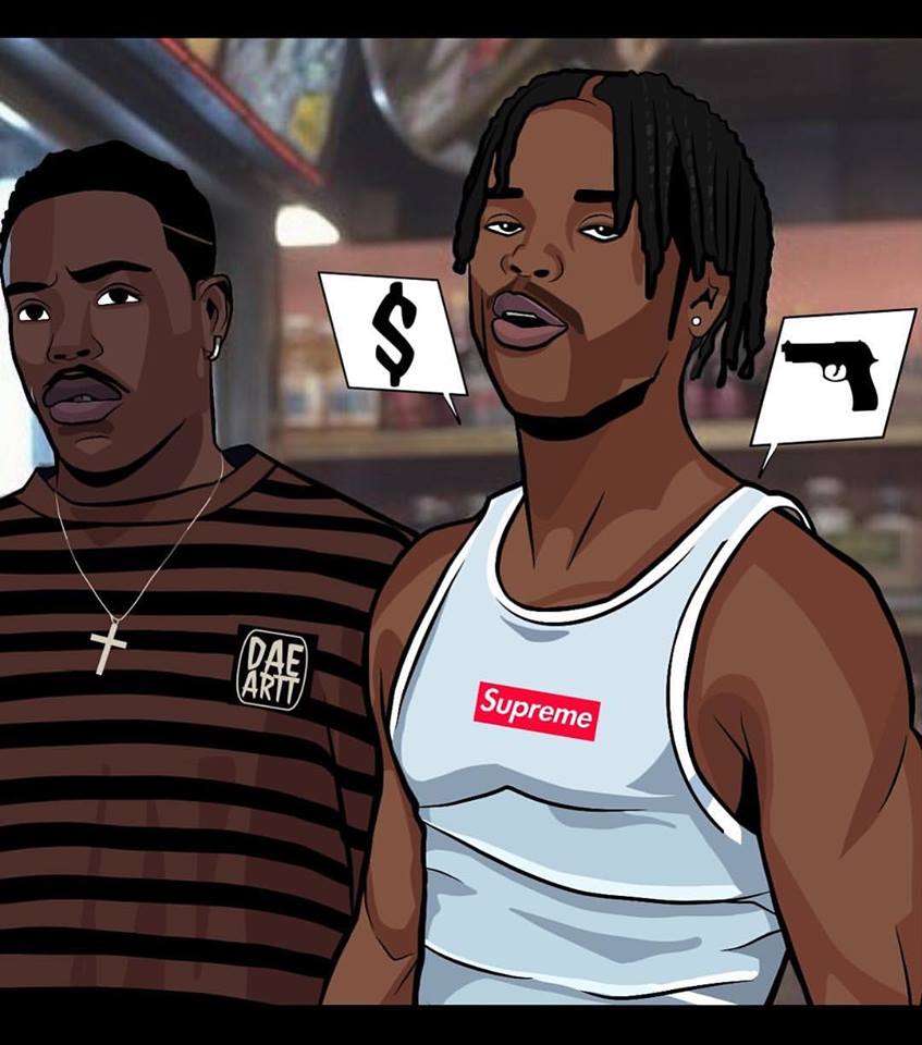 The Black Simmer Urban Art by Jay