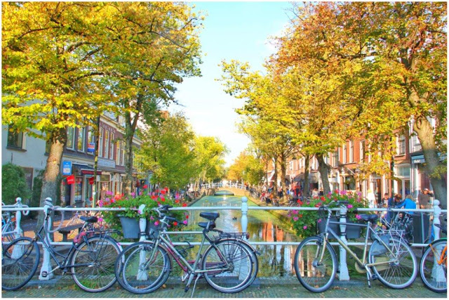 Canal en Delft
