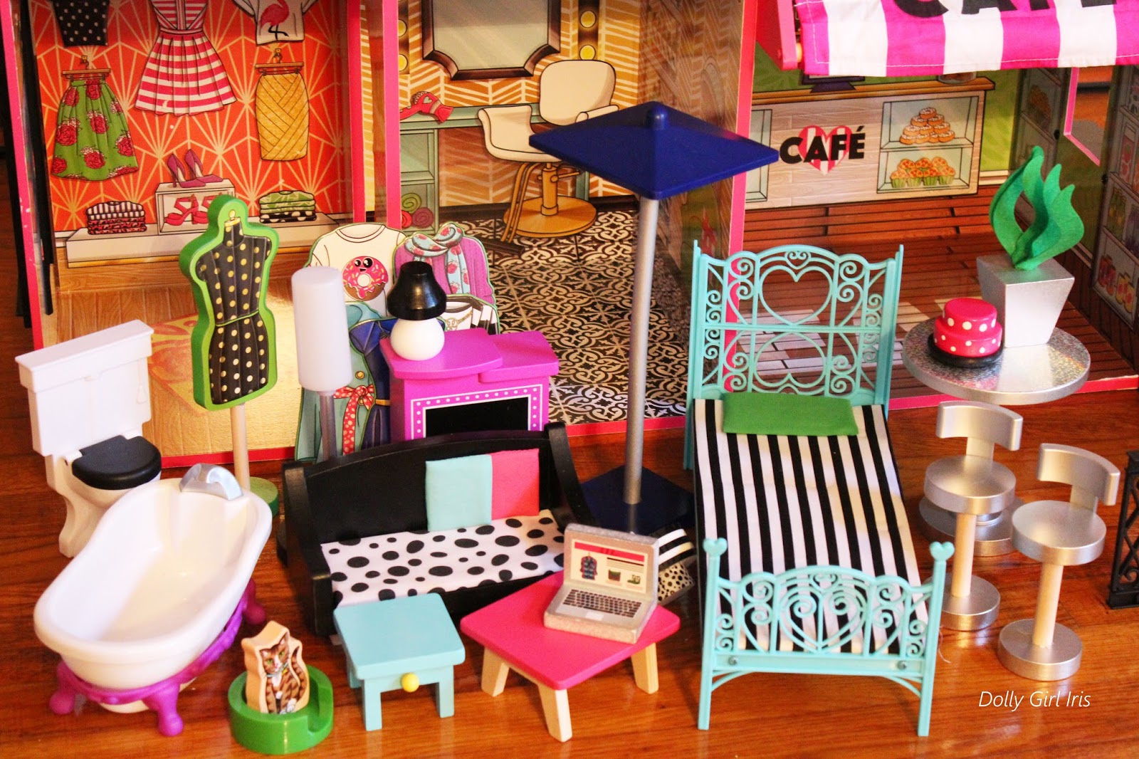 Brooklyn's Loft Kidkraft Dollhouse Photos dolly girl iris
