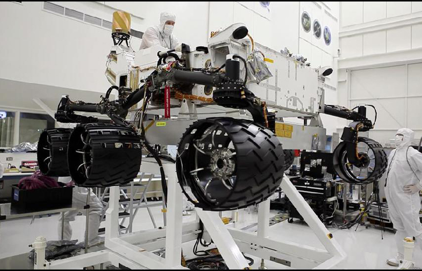 Suburban spaceman NASA MARS Rover Wheels Installed On Curiosity