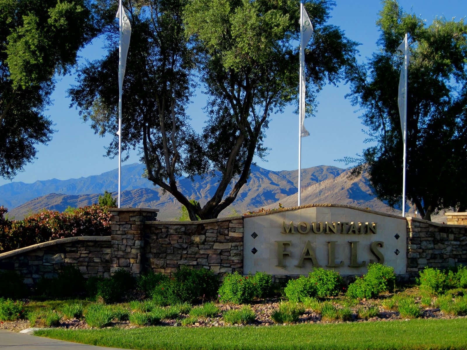 Along The Side Roads Mountain Falls in Pahrump, Nevada...