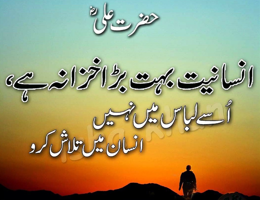 Beautiful Hazrat Ali (R.A) Quotes Images in Urdu