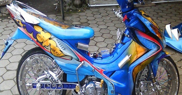 Modifikasi Jupiter Mx 2008 Merah Marun - Opening m