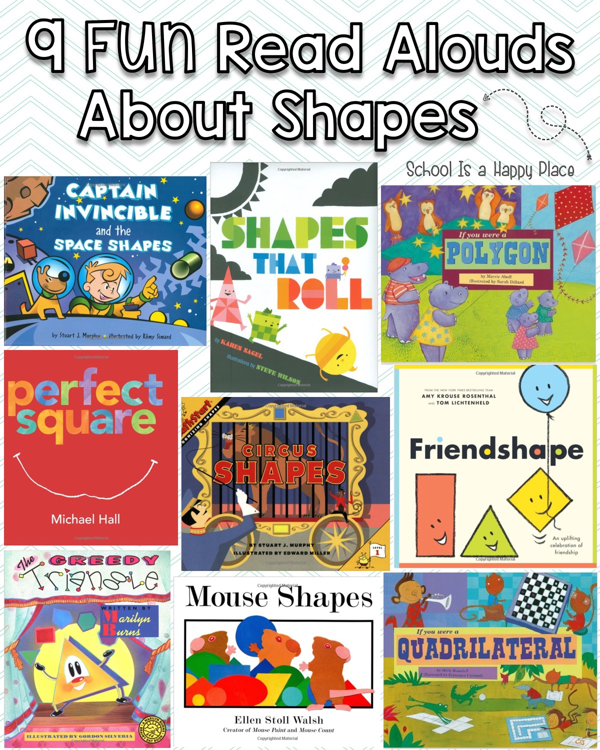 School Is a Happy Place You Better Shape Up Activities for 2D and 3D